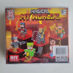 Конструктор фигурки My World 6 видов K0100