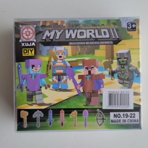 Конструктор фигурки My World 6 видов K0102