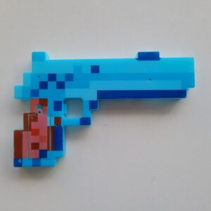 Пистолет музыкальный светящийся 19см. K664