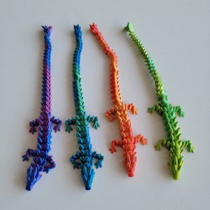3D дракон 24 штуки упаковка 28 см. К0144