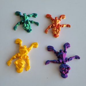 3D волк 24 штуки упаковка 12 см. К0146