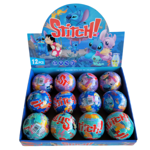 Сюрприз шарик большой "Stitch" (Диаметр 9,5см.) 12 штук упаковка К0152
