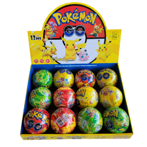 Сюрприз шарик большой "Pokemon" (Диаметр 9,5см.) 12 штук упаковка К0153